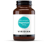 Brown supplement bottle labeled 'High Potency Magnesium 300mg' by Viridian on a white background