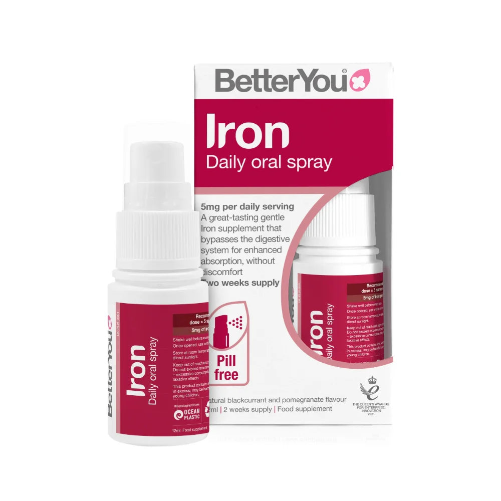 BetterYou Iron 5mg- 30 Doses – Elixir Health & Wellbeing