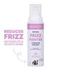 Moogoo Frizz Fighter hair mist bottle on a white background