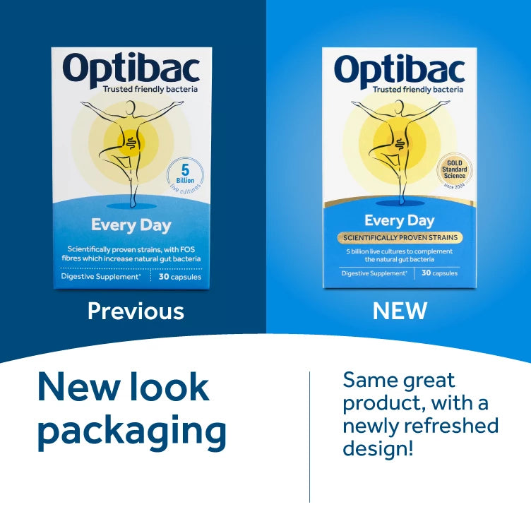 Optibac For Every Day 30 Capsules - Digestion, Immunity & Energy Good ...