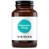 Brown supplement bottle labeled 'Magnesium Citrate' by Viridian on a white background