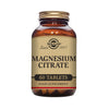 A bottle of Solgar Magnesium Citrate Tablets containing 60 food supplement tablets.