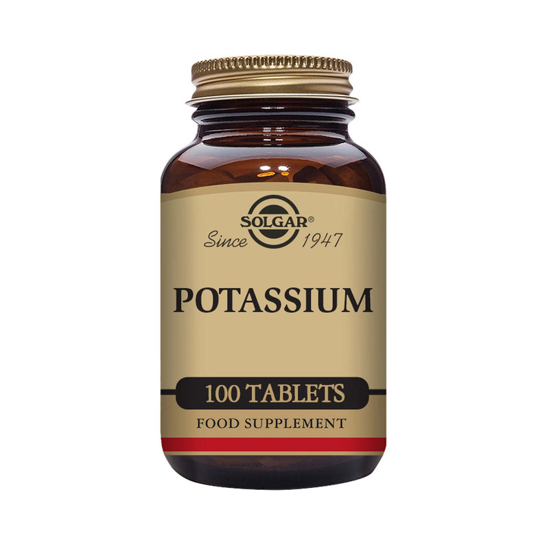 Solgar Potassium 99mg 100 Tablets - Elixirhealth.co.uk – Elixir Health ...