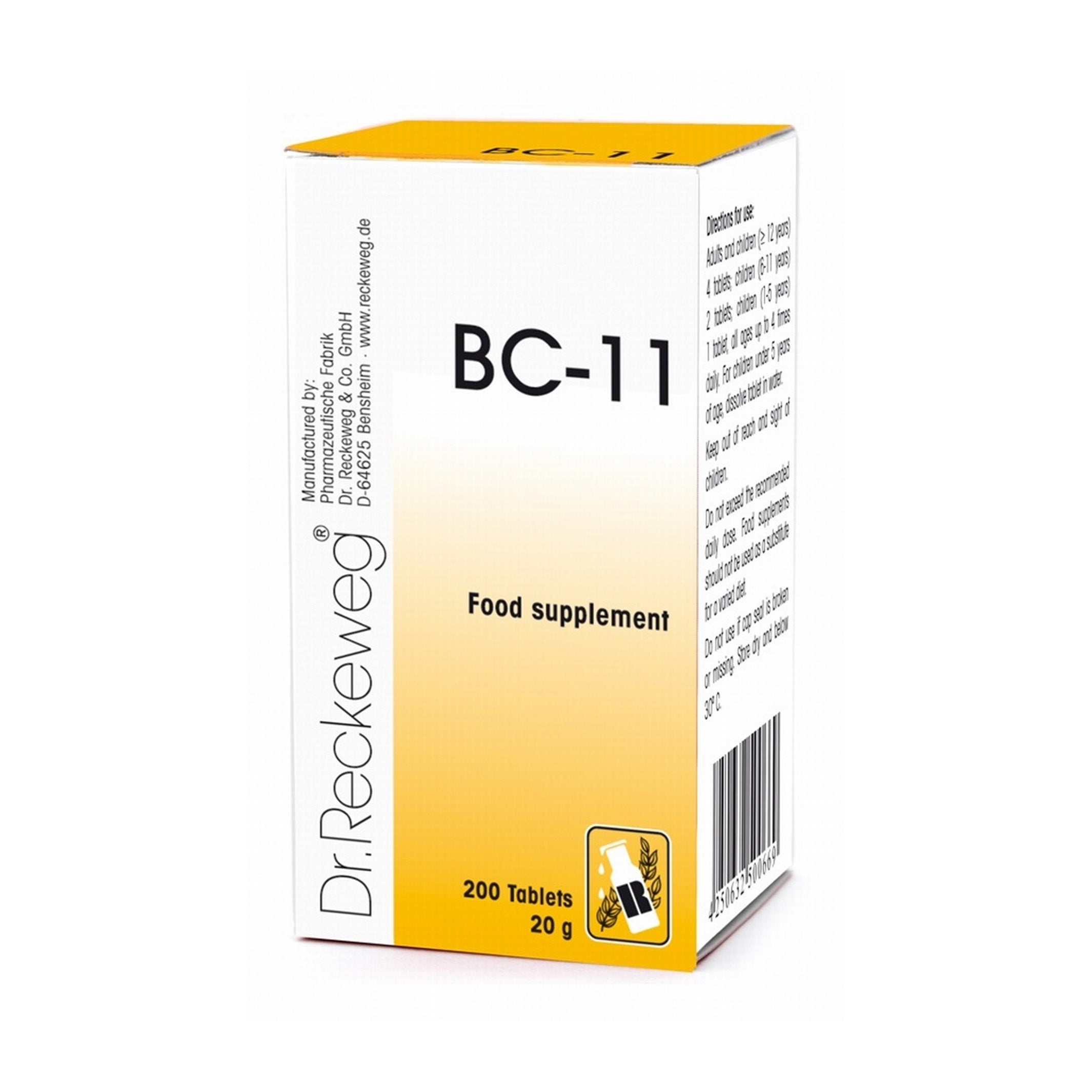 Bc 11 Dr Reckeweg Combination Tissue Salt BC-11 Fever - Elixirhealth.co.uk ...