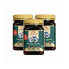 Three jars of Nelson Manuka Honey 30+ placed side by side against a white background.