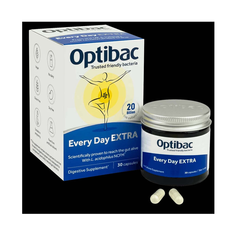 Optibac For Every Day EXTRA Strength 30 Capsules - Friendly Bacteria ...